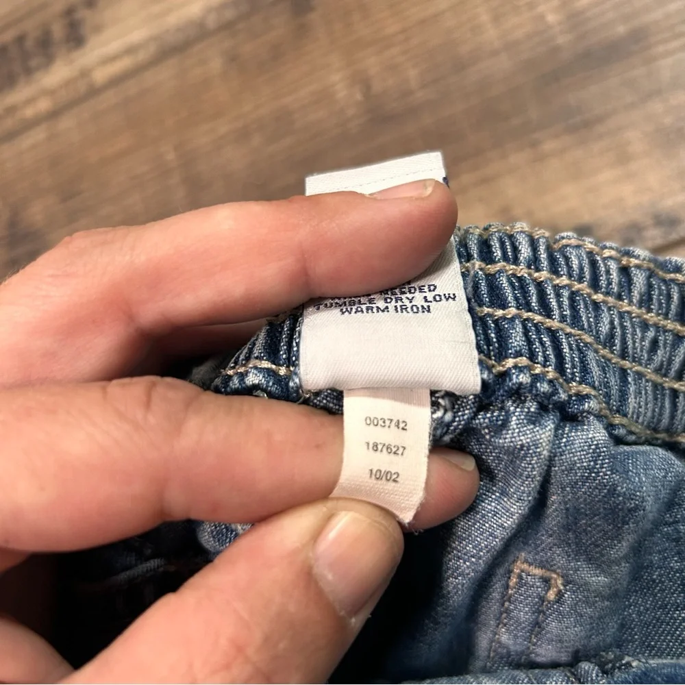 Gap Vintage Shorts 2T Girl Y2K 2000s Blue‎ Denim Jean Shorts